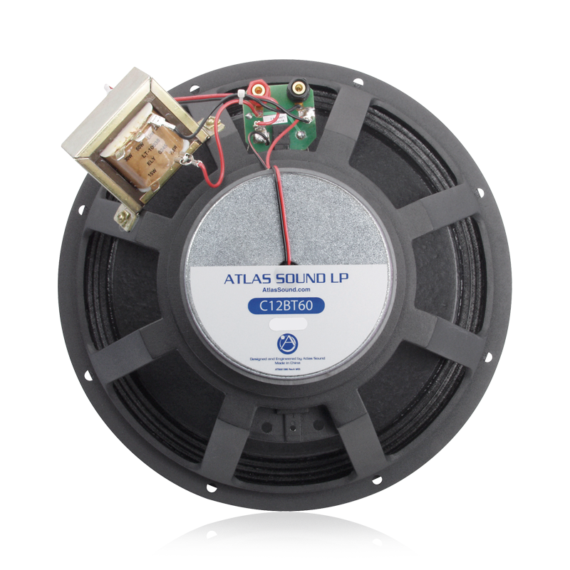 12" 2-Way Coaxial Speaker with 60-Watt 70V/100V Transformer (Each)