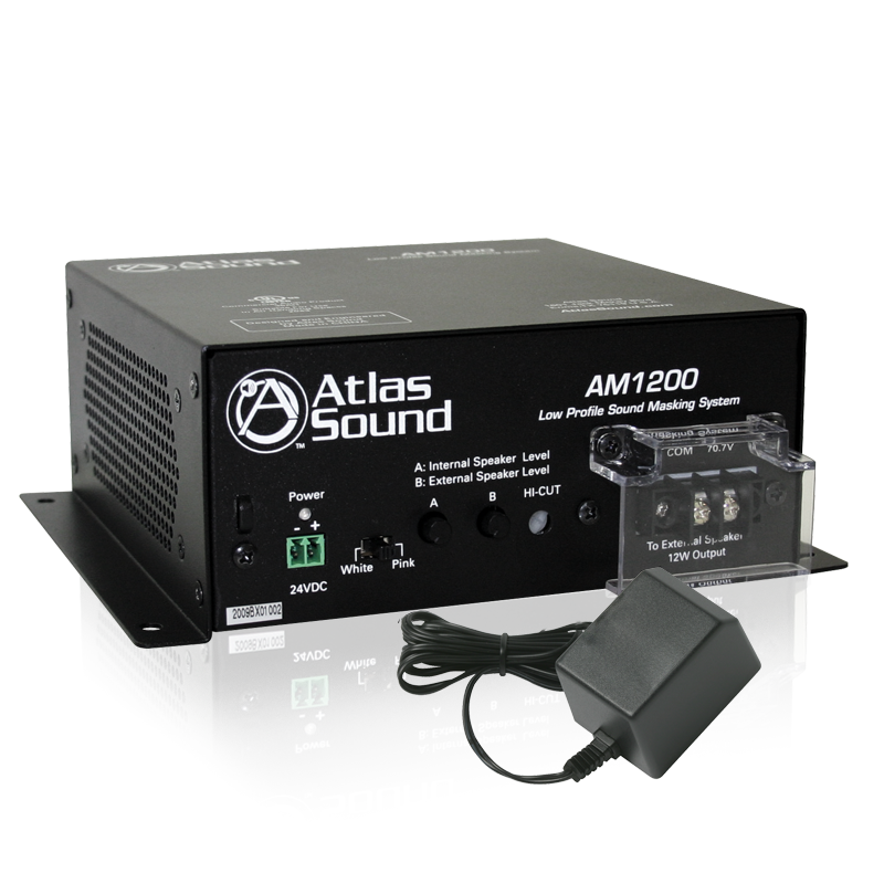 AM1200 Low Profile Sound Masking System UL2043 with Built In Speakers