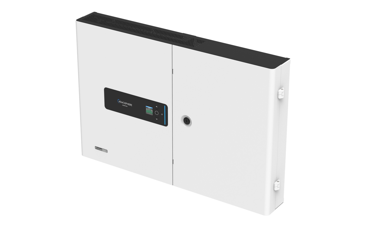 AZMP8-DW Atmosphere™ 8-Zone Signal Processor, 1200W Amp, Dante Wall Mount Cabinet