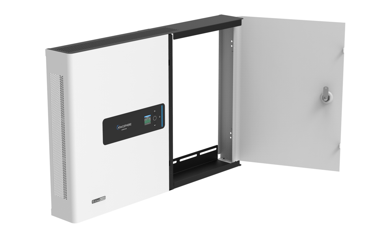 AZMP8-DW Atmosphere™ 8-Zone Signal Processor, 1200W Amp, Dante Wall Mount Cabinet