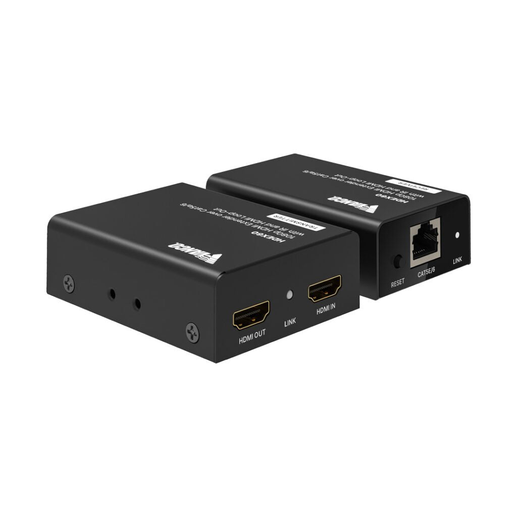 HDEX60 HDMI Over Single Cat5E/Cat6 Extender w/IR & HDMI Loopout