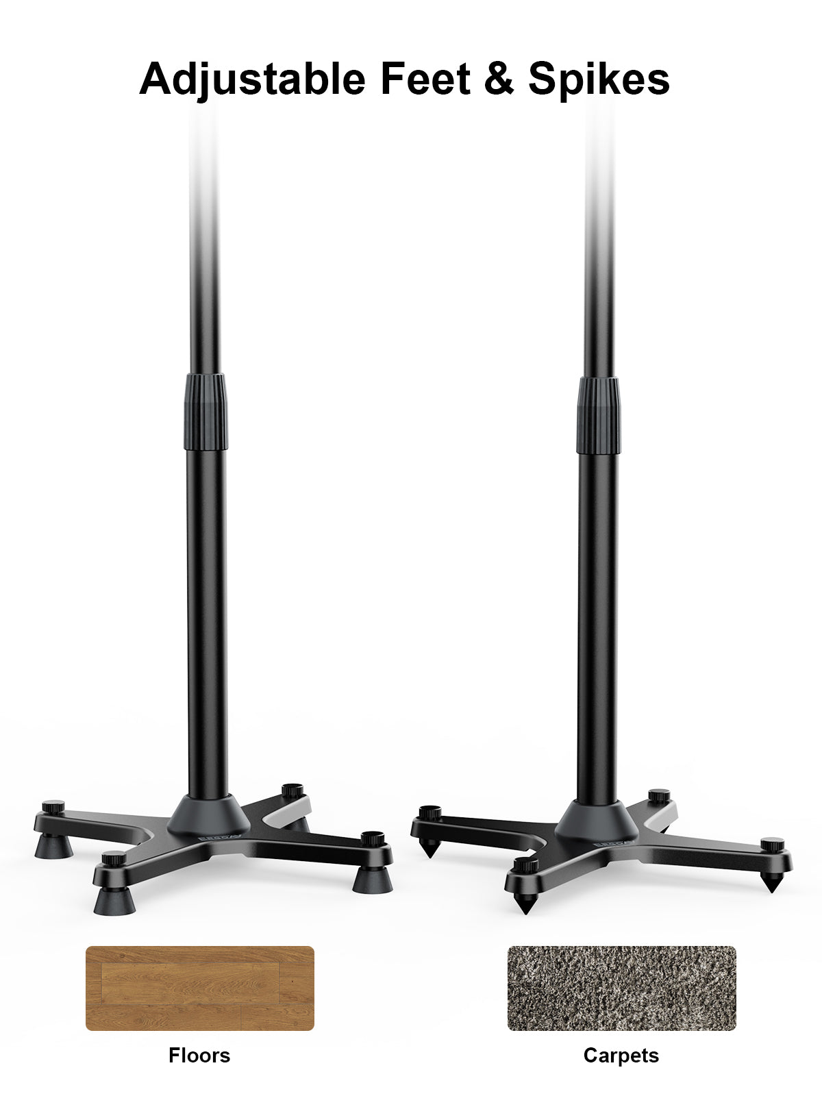 ERSSM3-01B Sonos® Speaker Stands Adjustable Height (Pair)