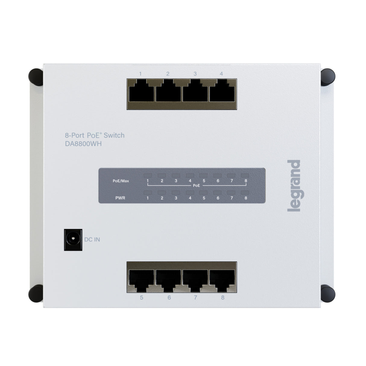 DA8800WH 8-Port PoE+ Switch Unmanaged