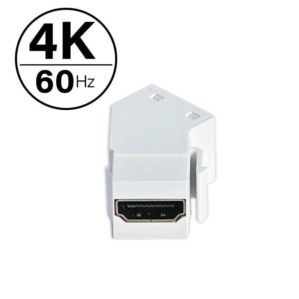 WP124KWH10 4K HDMI Keystone Insert 10 Pack