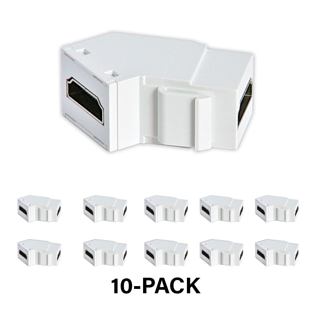 WP124KWH10 4K HDMI Keystone Insert 10 Pack