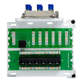 CO1156 Trio Combo Module - 6x8 With Cat5e Data