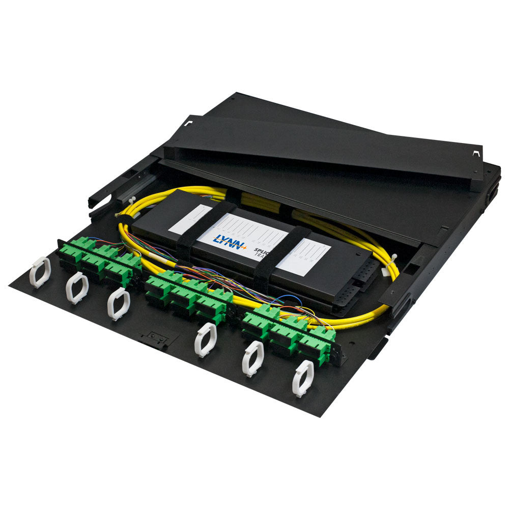 FPP-03-R1-03 1U Premium Rack Mount Fiber Patch Panel Enclosure Unloaded