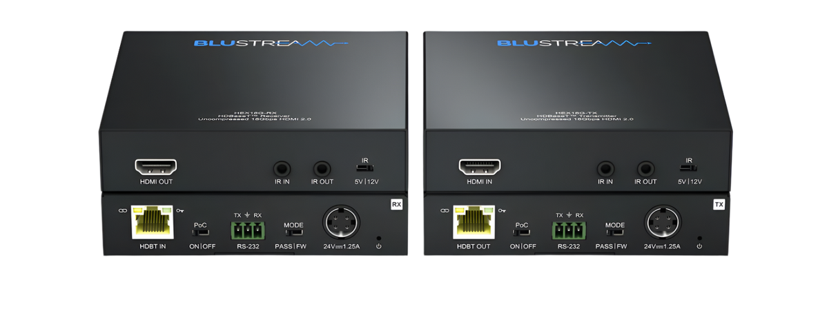 HEX18G-KIT HDBaseT™ Extender Set Supporting Uncompressed HDMI 2.0 4K
