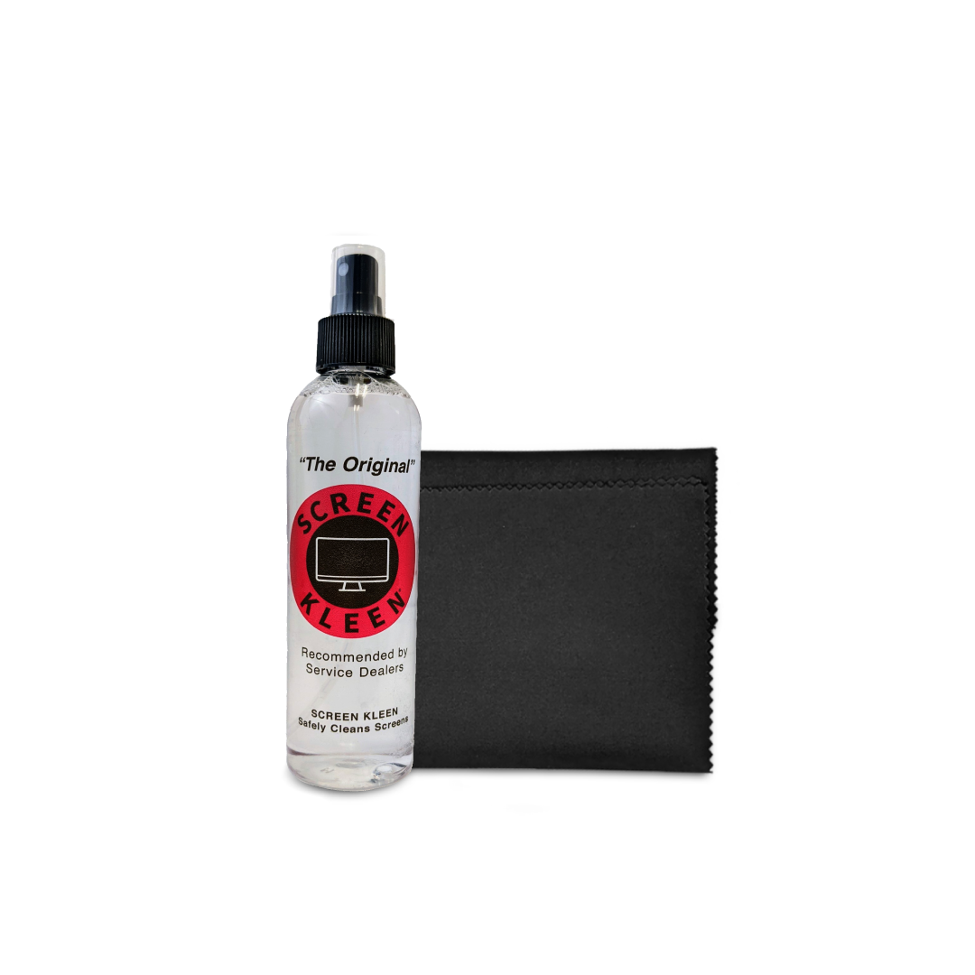 SK-004C Custom Label 4 OZ Screen Kleen with 12" x 12" Double Density Microfiber Cloth