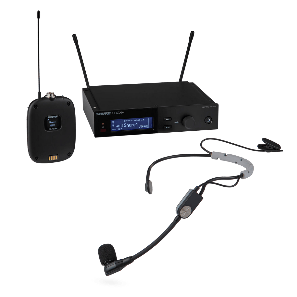 SLXD14+/SM35-G57 Digital Wireless Bodypack System