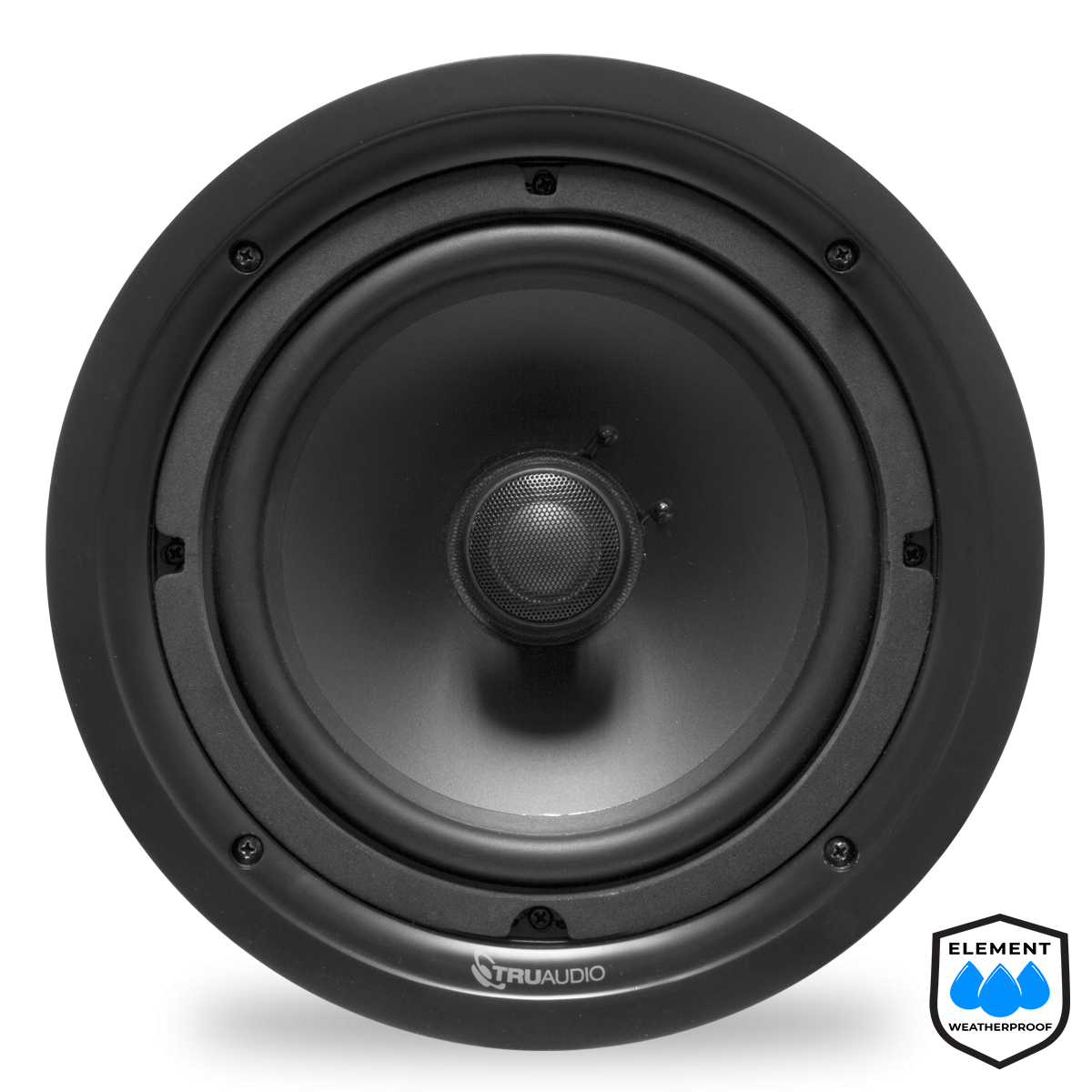 PP-6-ELEMENT 6.5" In-Ceiling Frameless Speaker Poly Woofer Weatherproof Treatment