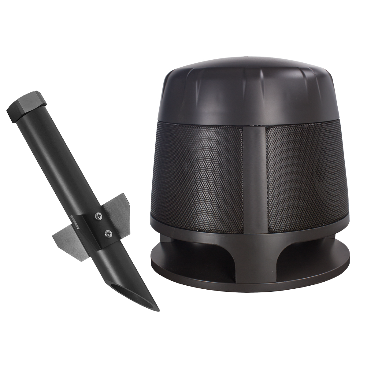 AS-360 AcoustiScape 2-way 6.5" Speaker Outdoor Landcape 3 tweeters 8 0hms/70V Switchable incl. stake