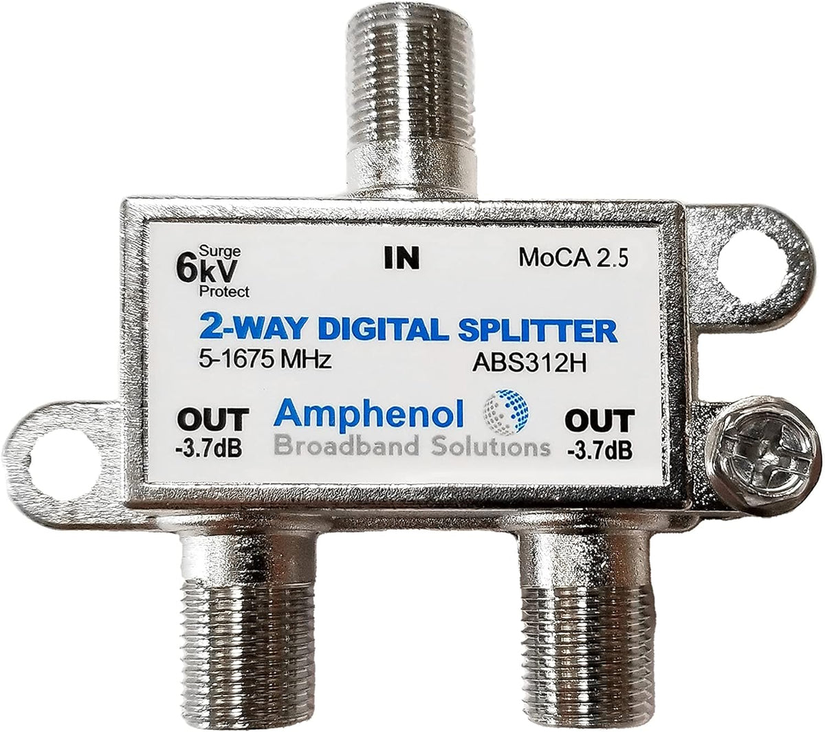 ABS312H 2-Way Splitter MoCA 5-1675 MHz