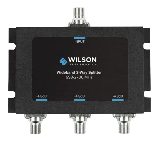 850035 Splitter 3 Way -4.8 Db 698-2700mhz W/F Female Connectors