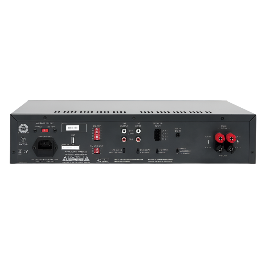 KASA500 DSP Controlled 250w 2 Systems Amp