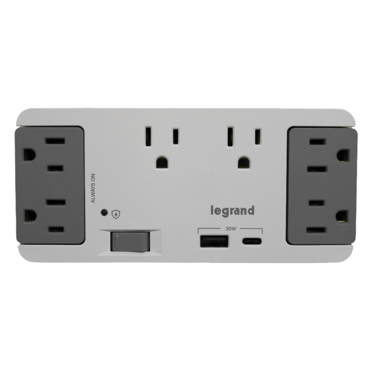 AC1062 6 Outlet Enclosure Surge Protector with One USB-A and One USB-C