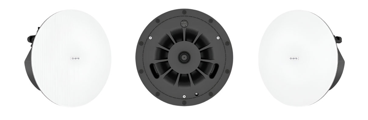 AD-C4T-LPZB 4.5" Two-way Ceiling Speakers 150° Conical DMT Coverage (Pair)