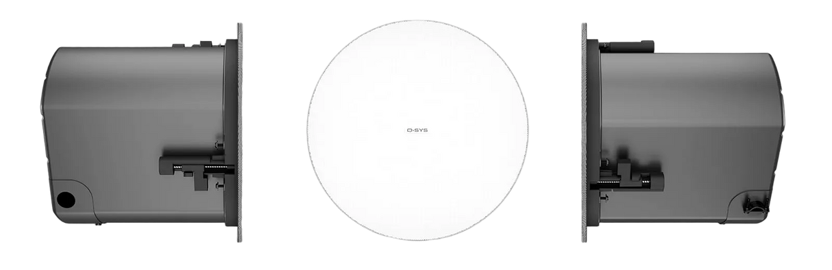 AD-C6T-ZB-WH 6.5" 2-way ceiling speaker, 70/100V transformer White (Each)