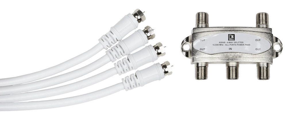 ASK40S 4-Way antenna splitter kit (for use with DMP42)
