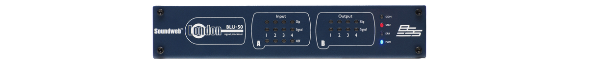 BLU50V2 4x4 Signal Processor with BLU link 4 Analog Mic/line Input 4 Analong Output