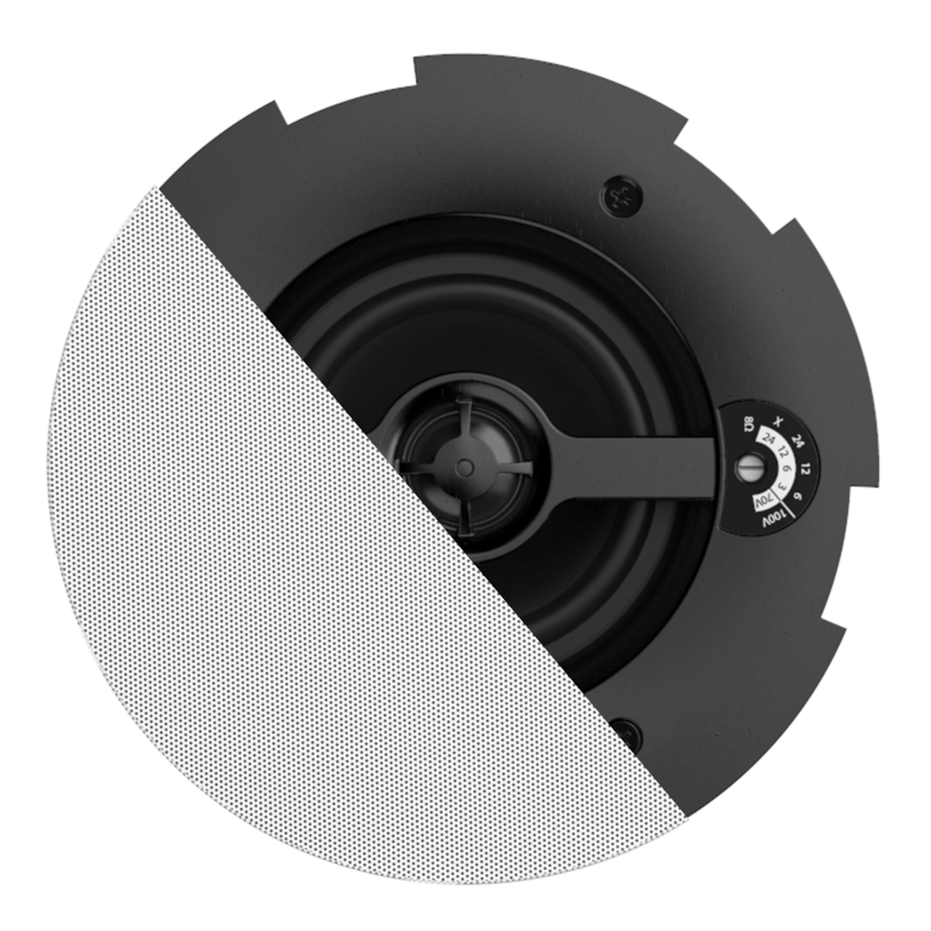 CALI Series In-Ceiling Loudspeaker with Safelatch System and TwistFix Grill (Each)