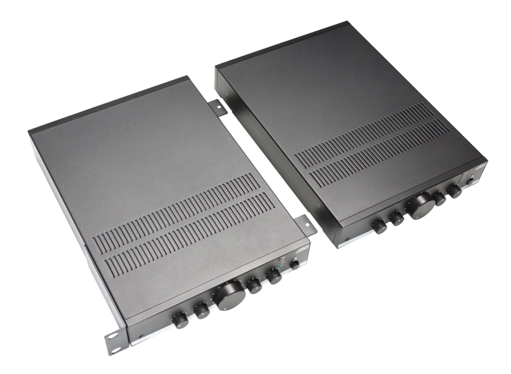 COM108 COM Series Public Address Amplifier 80W (4 ohm / 70V / 100V) 2 Input - Optional Rack Mount Kit