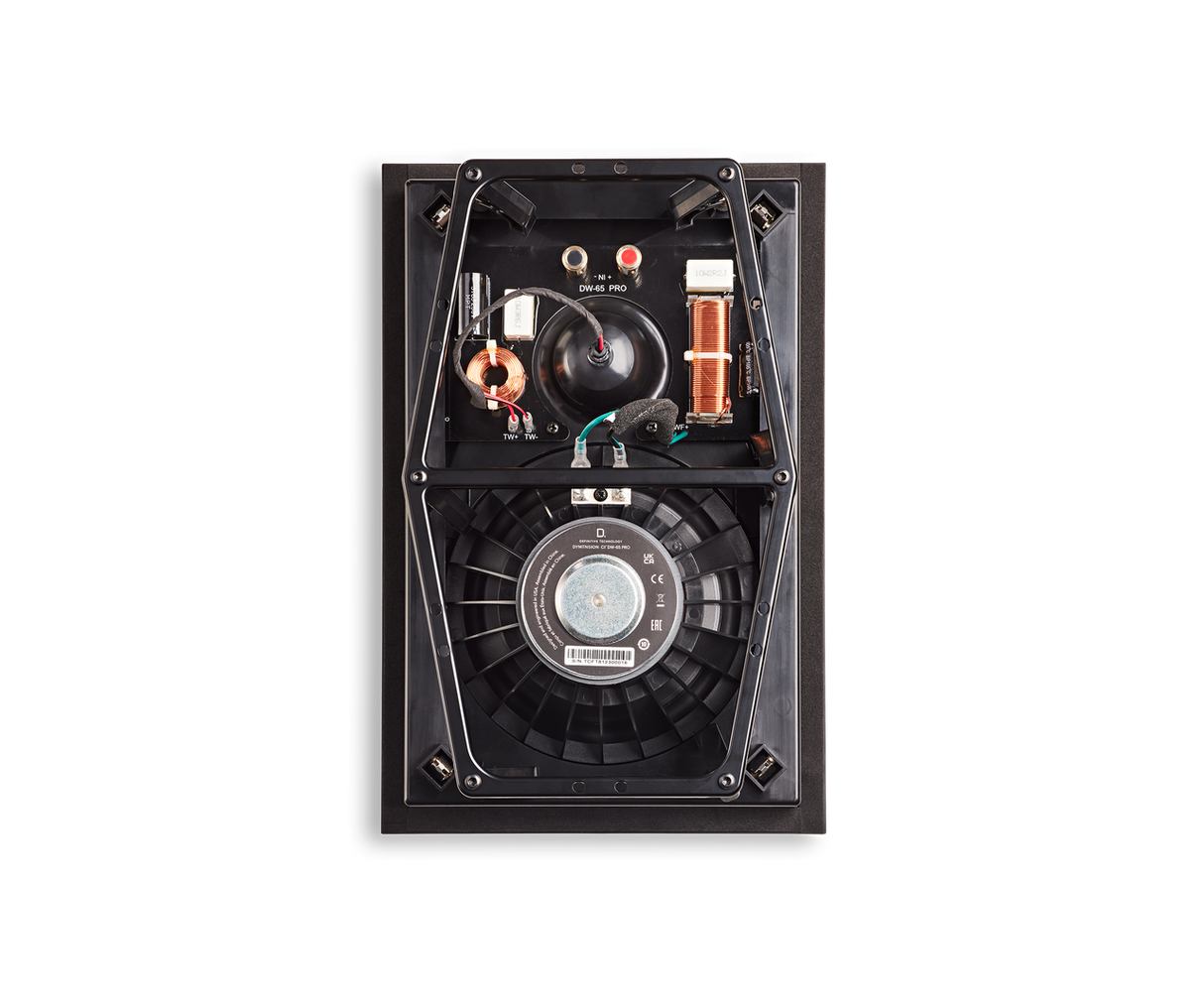 DW-65 PRO 6.5" In-Wall Speaker Paintable 1" Pivoting Tweeter (Each)