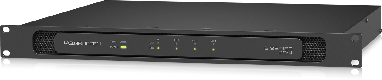 E20:4 2000W Amplifier with 4 Flexible Output-Channels