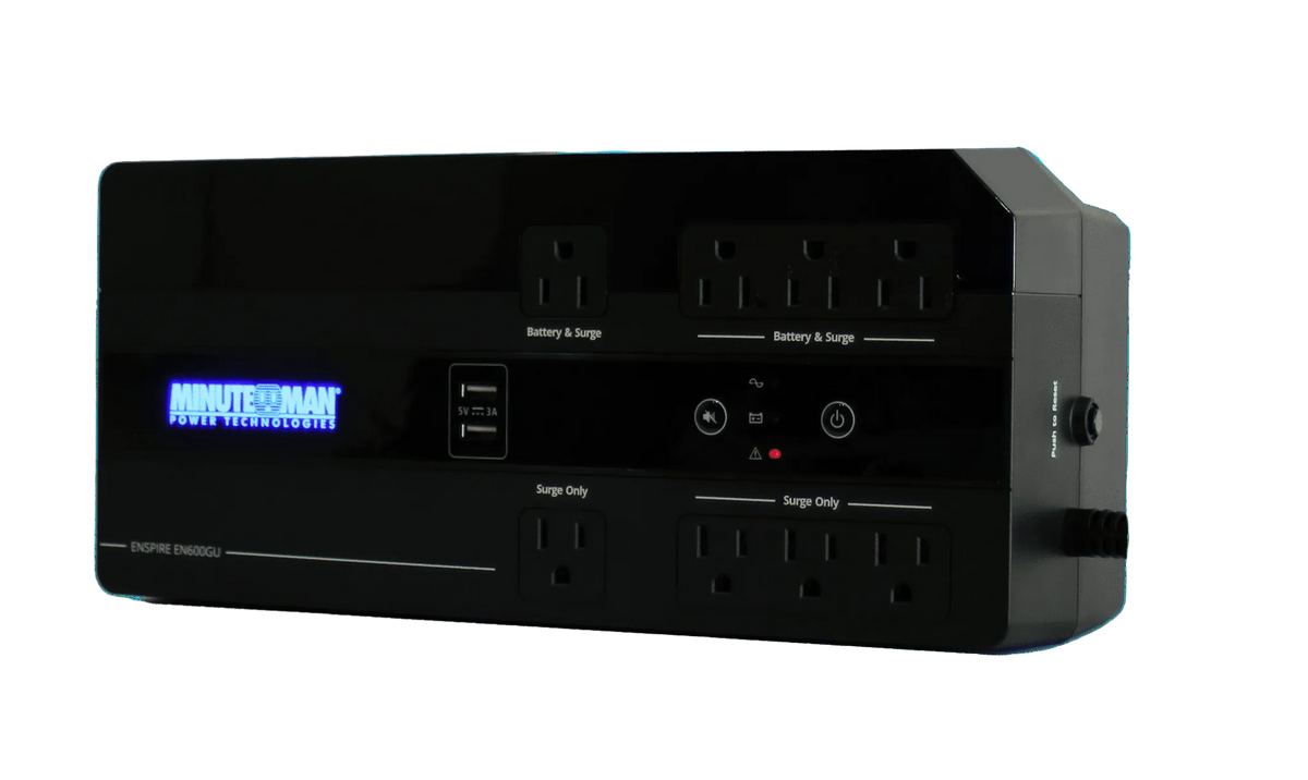 EN900LGU UPS 900VA 5-Battery & Surge and Five Surge-only Outlets