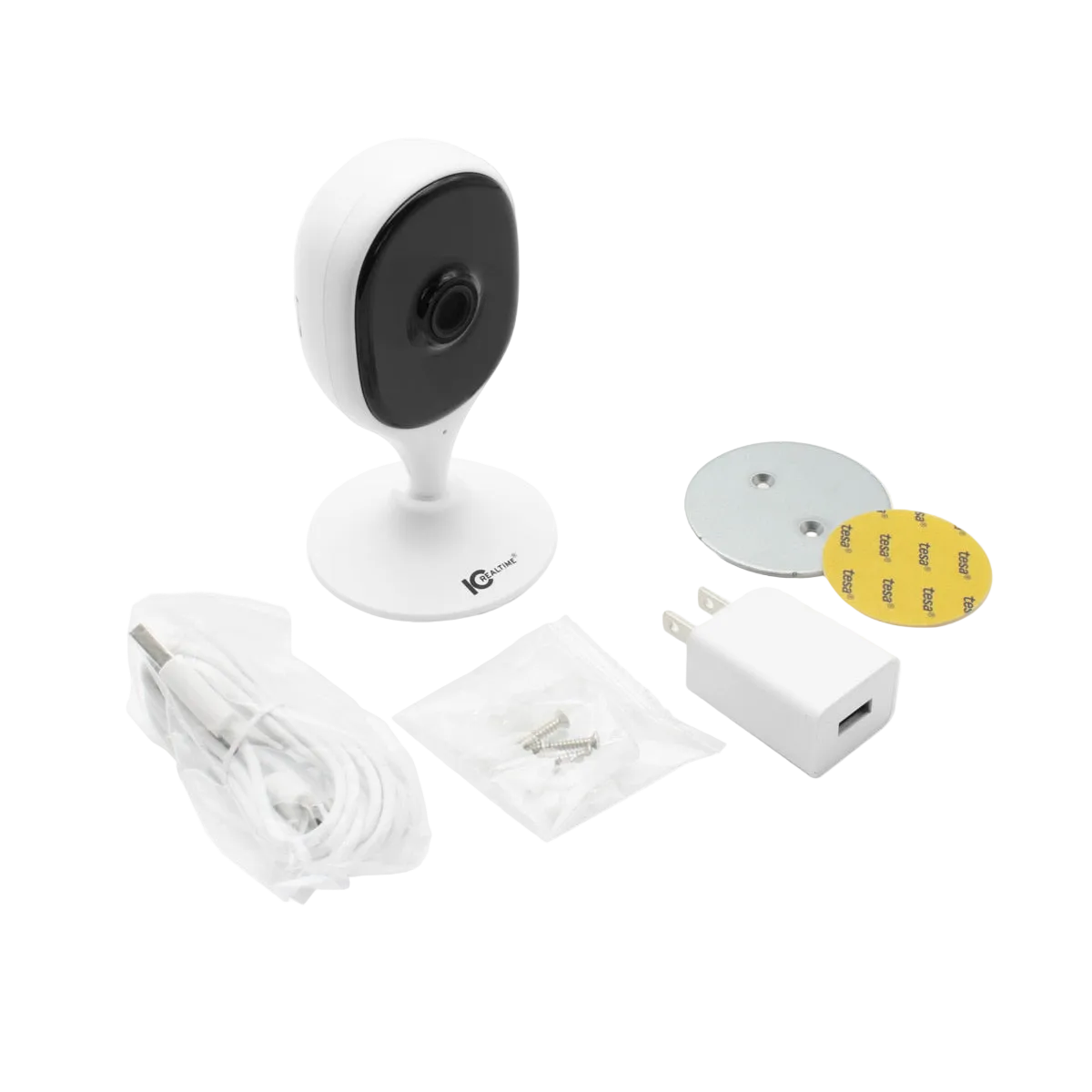 Guardi 2 5MP WiFi Indoor Camera. 32' IR Built-In MIC & Speaker 5VDC