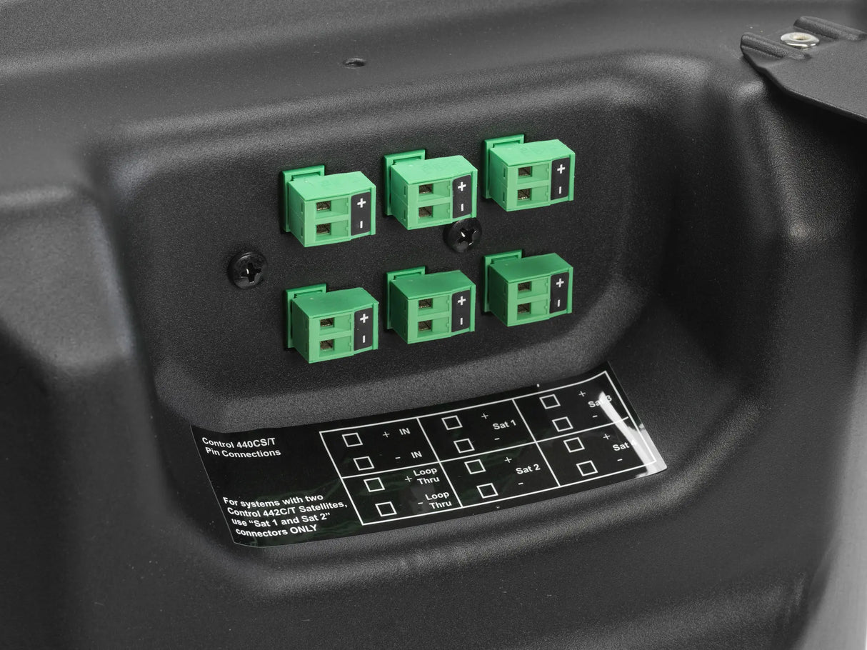 C440CS/T 8" 100W Ceiling Subwoofer with Built-in Crossover (Pair)