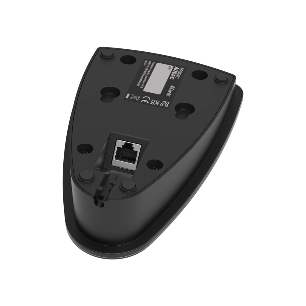 NPM200 Dante Enabled PoE Paging Microphone with Integrated Toucshcreen