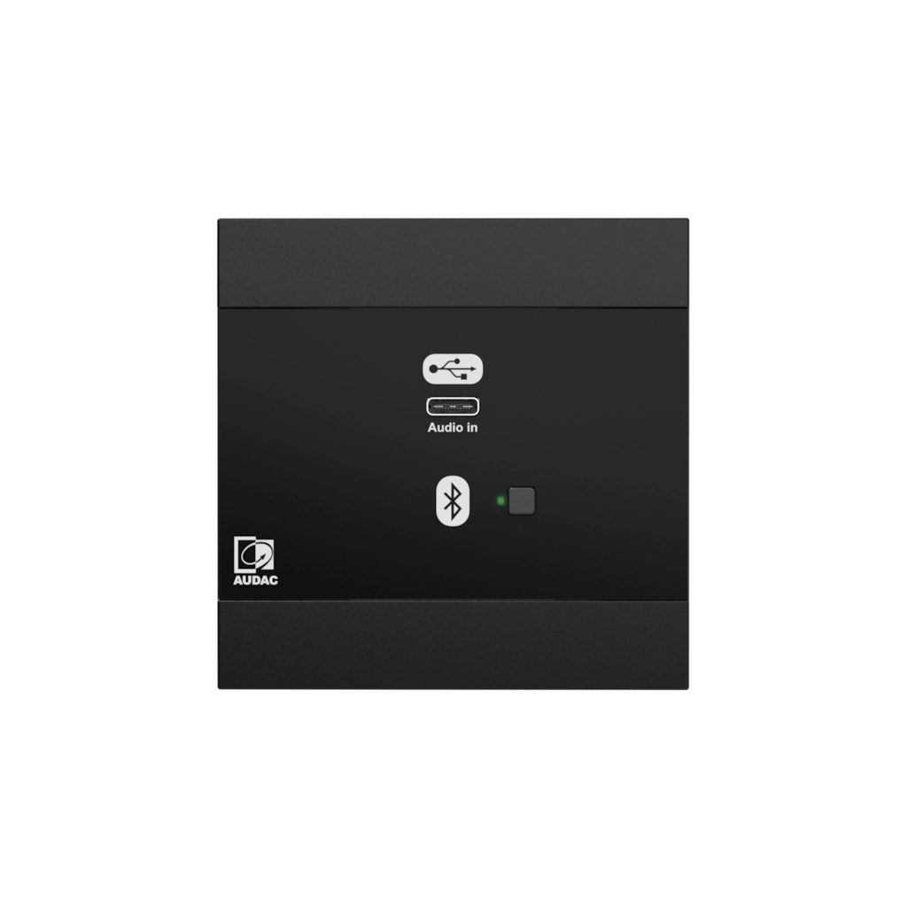 NWP400 Dante Enabled PoE Network Input Panel w/USB Type C and integrated Bluetooth