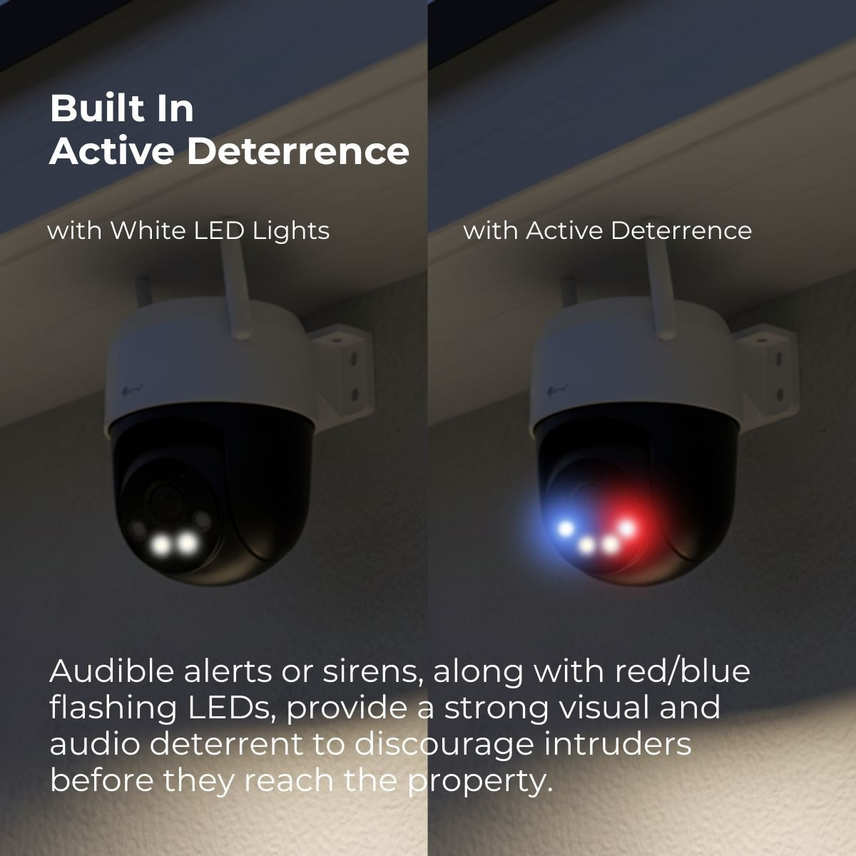 ORB Outdoor 2 5MP In/Outdoor Pan Tilt Dual Band WiFi Camera Built-In Microphone & Speaker 12VDC