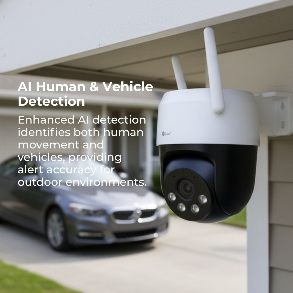 ORB Outdoor 2 5MP In/Outdoor Pan Tilt Dual Band WiFi Camera Built-In Microphone & Speaker 12VDC