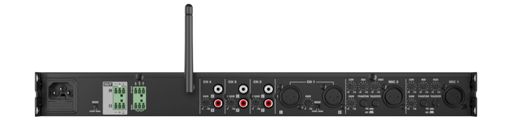 PRE116 6 Channel Stereo Preamplifier with integrated BlueTooth receiver and 3.5mm input 1RU