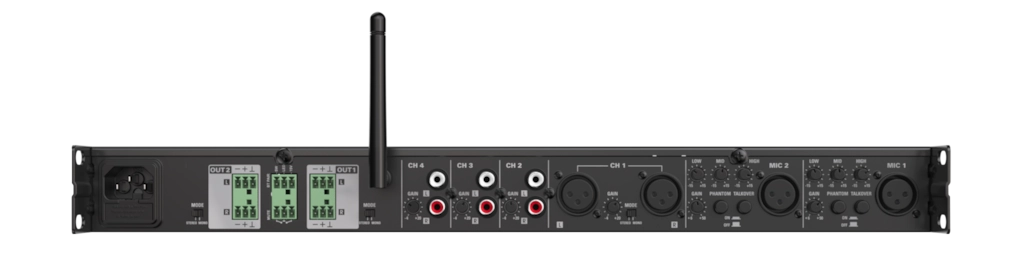 PRE126 6 Channel 2 Zone Stereo Preamplifier with integrated BlueTooth receiver and 3.5mm input 1RU