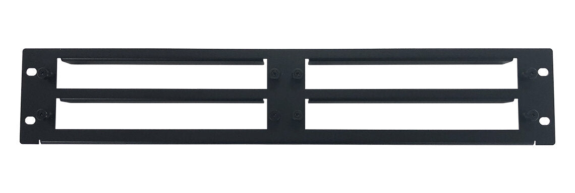 Blustream RSU-2RU Universal 2RU Rack Shelf Unit with 4 x Horizontal Blade Shelves Special Order