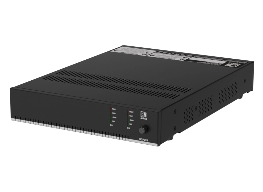 SCP224 Dual-Channel Power Amplifier - 2 x 240W @ 4 Ohm - 480W @ 70/100V (bridged mono)