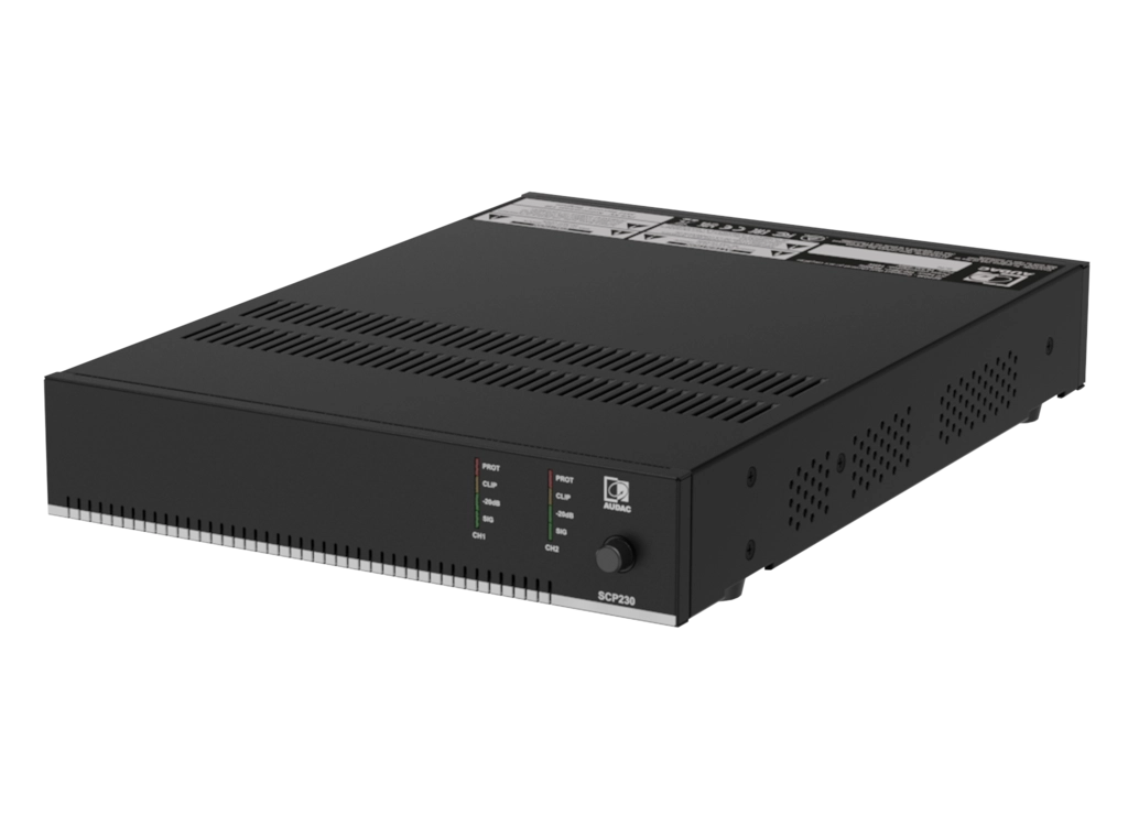 SCP230 Dual-Channel Power Amplifier - 2 x 300W @ 4 Ohm - 600W @ 70/100V (bridged mono)