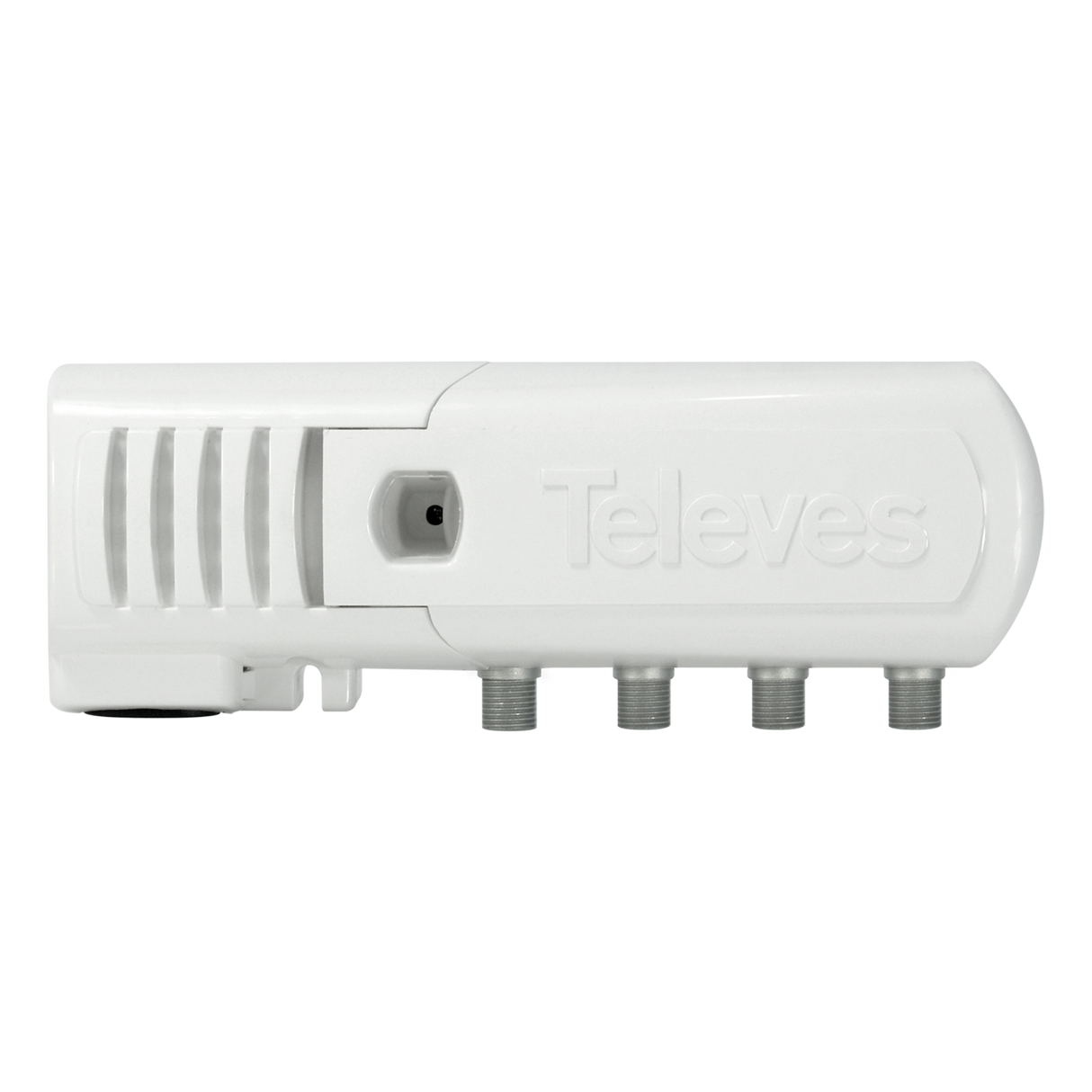 552280 Distribution Amplifier 2 Output 20dB Gain Adjustable Gain Control "F" domestic amplifier 3 outputs (2+TV): VHF/UHF