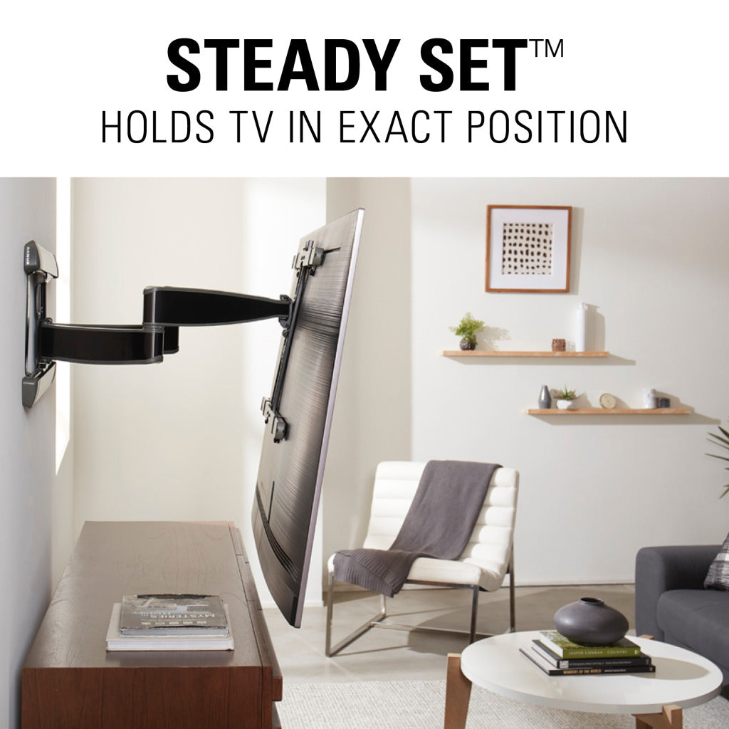 VLF728 Full Motion TV Wall Mount for 42" - 90" TVs up to 125 lbs.