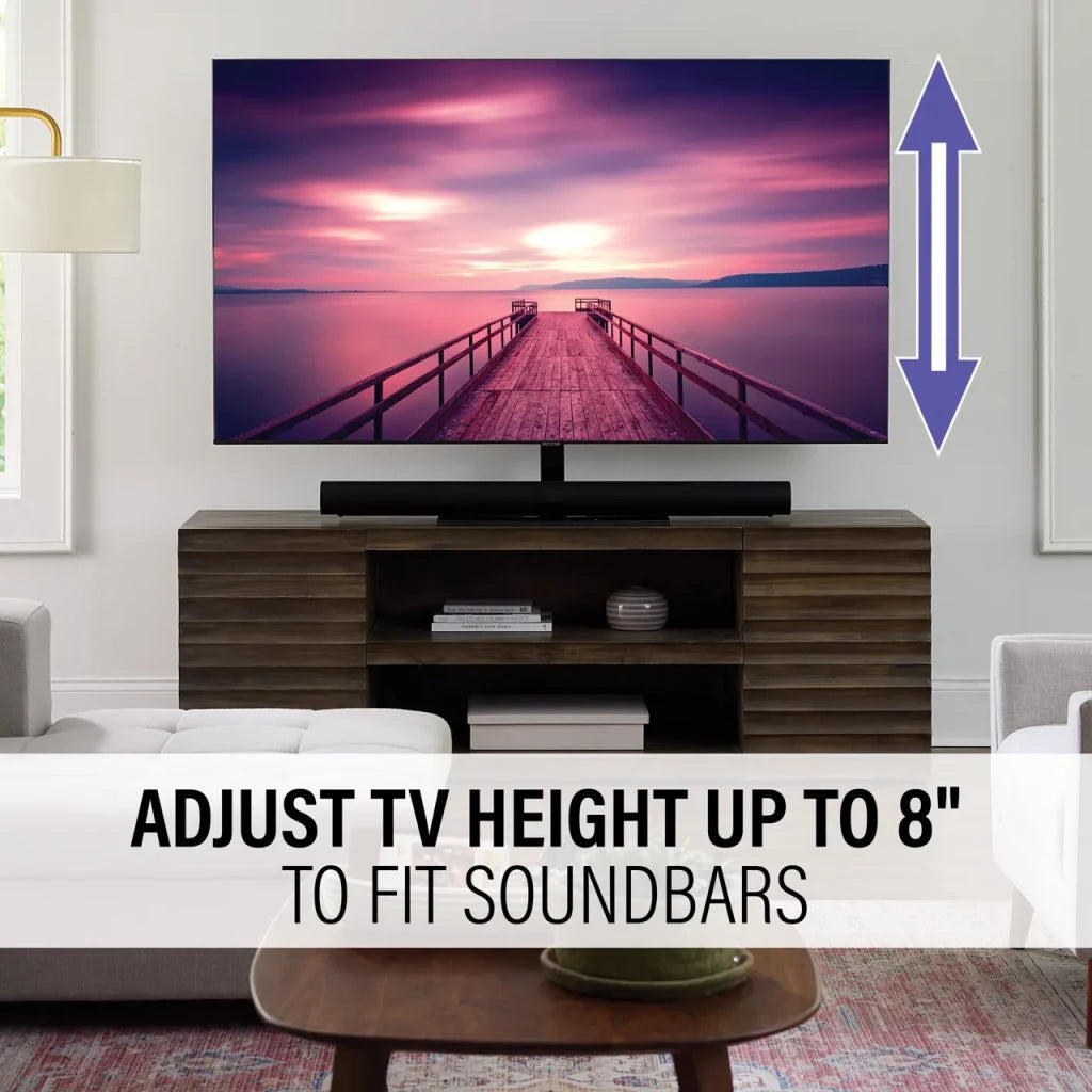 Sanus VSTV2B2 Swivel TV Stand for TVs 40-86"