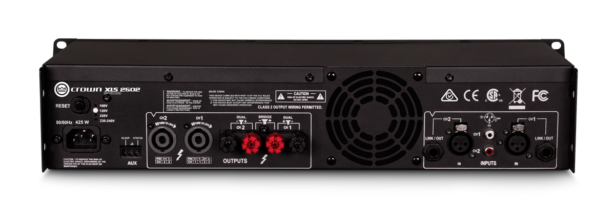 XLS2502 2 Channel 775W Power Amplifier
