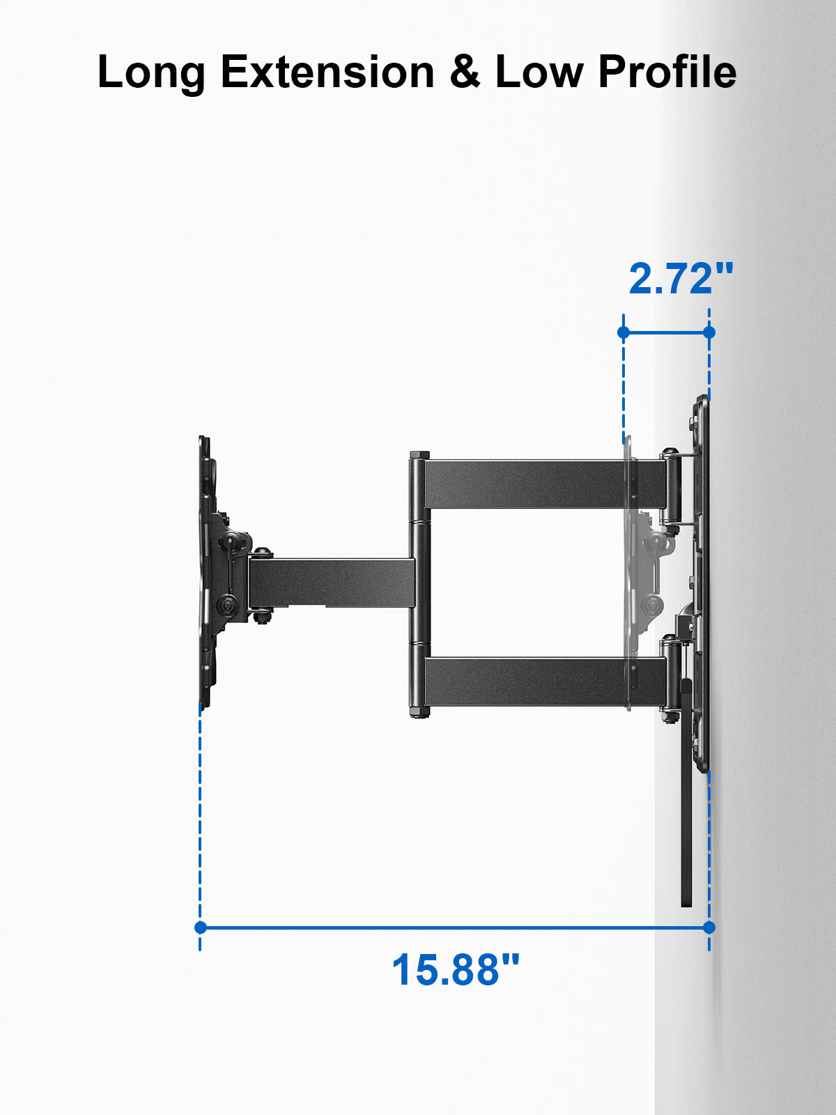 ERMSS1-01B RV Mount Motion for 23" - 43" TVs