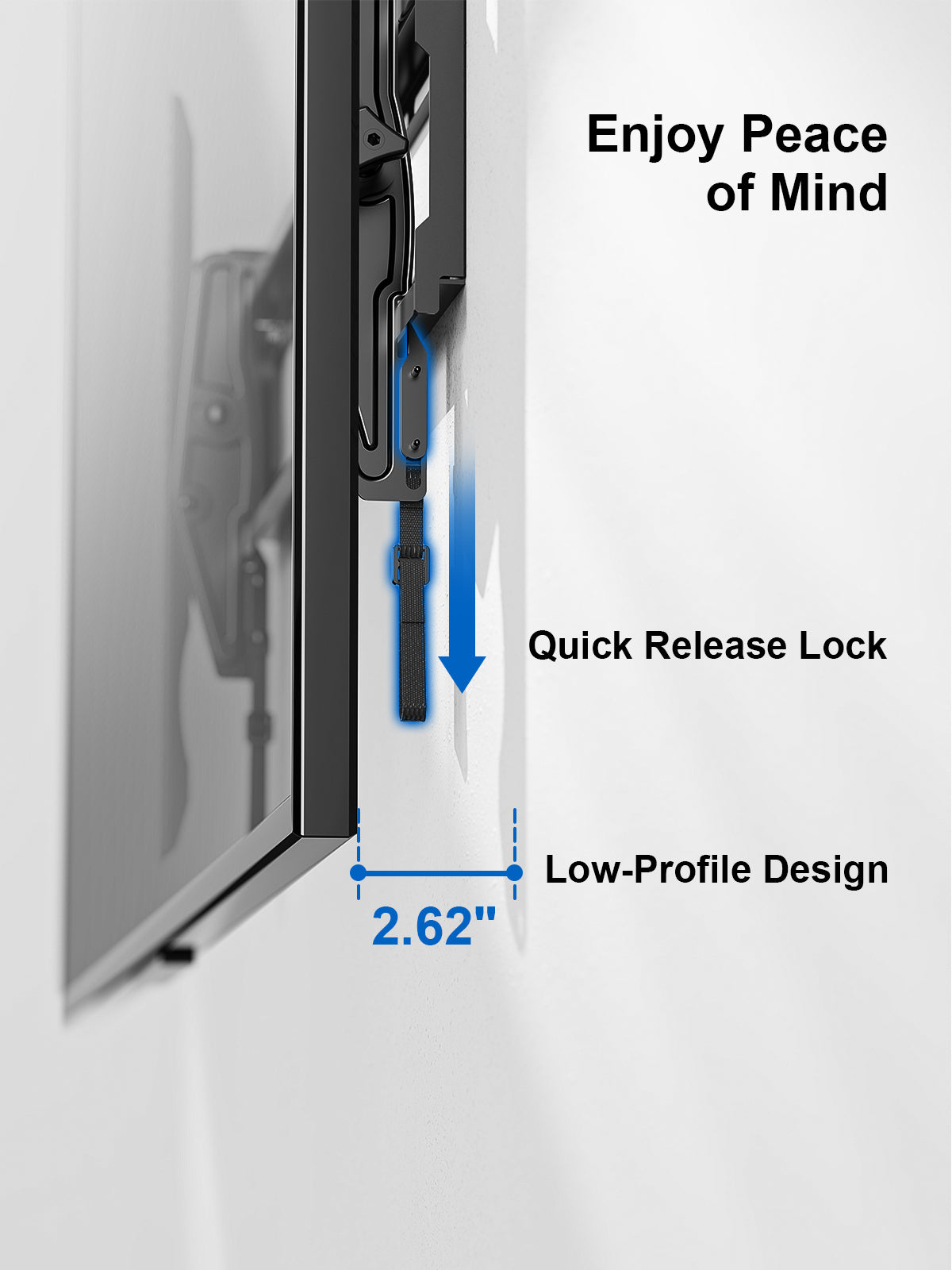 ERMTL1-01B Mount Tilt for 43" - 75" TVs