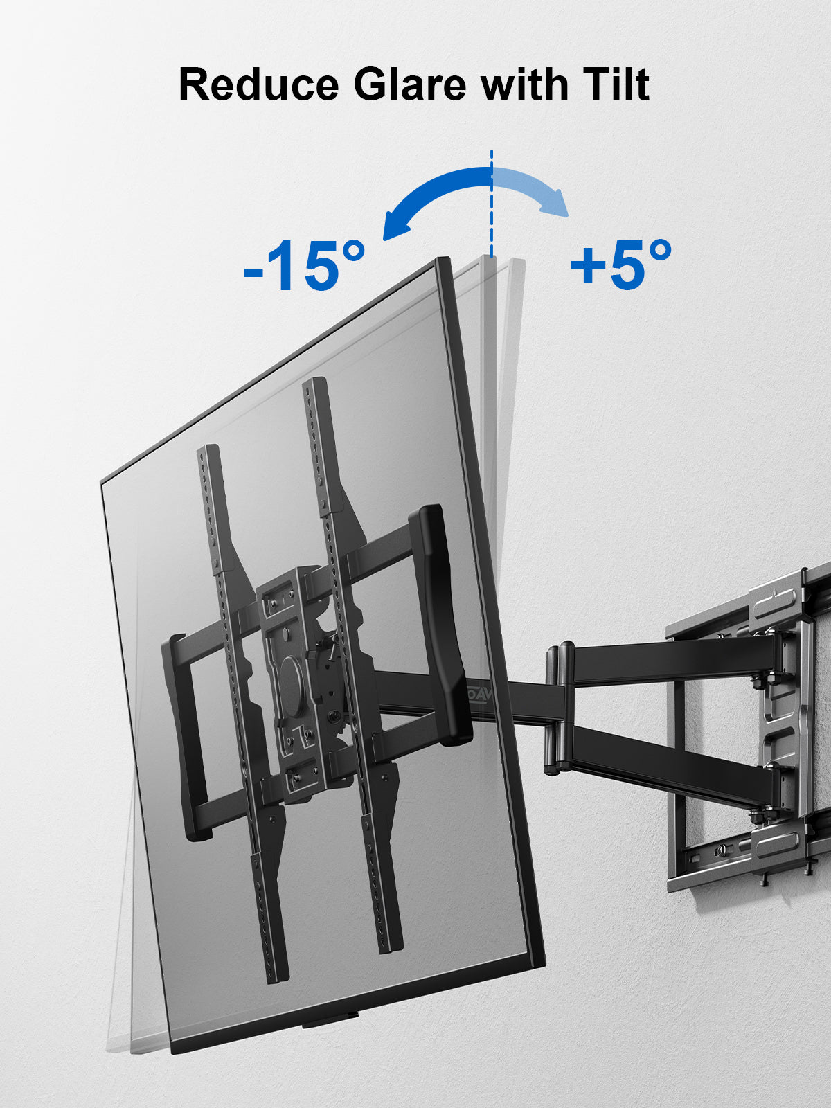 ERMMX1-01B Mount Dual Motion for 48" - 90" TVs Dual Stud