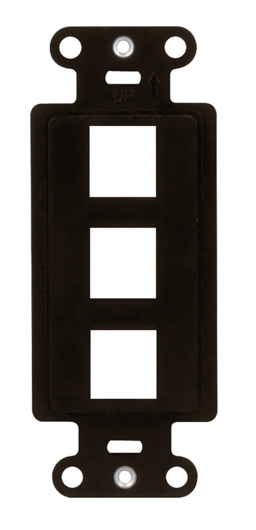 WP3413 3-Port Decorator Outlet Strap