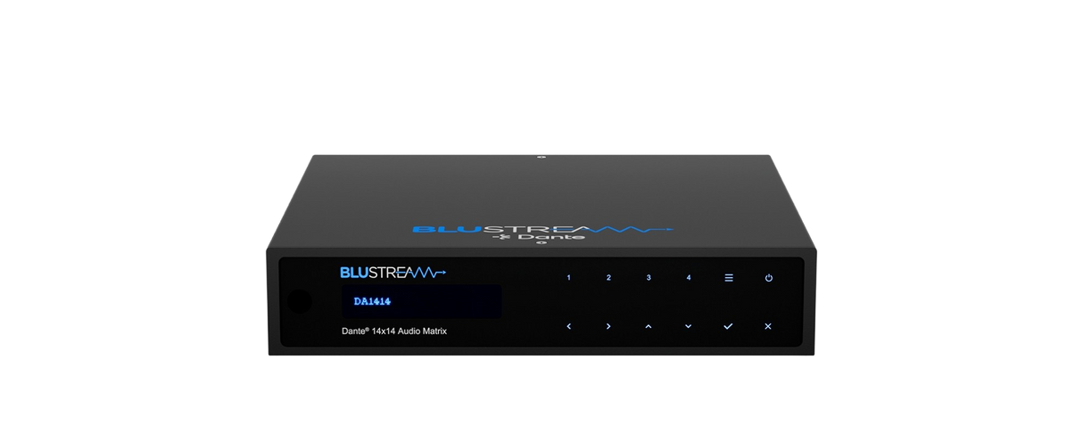 DA1414 14x14 Audio Matrix with Dante® and USB