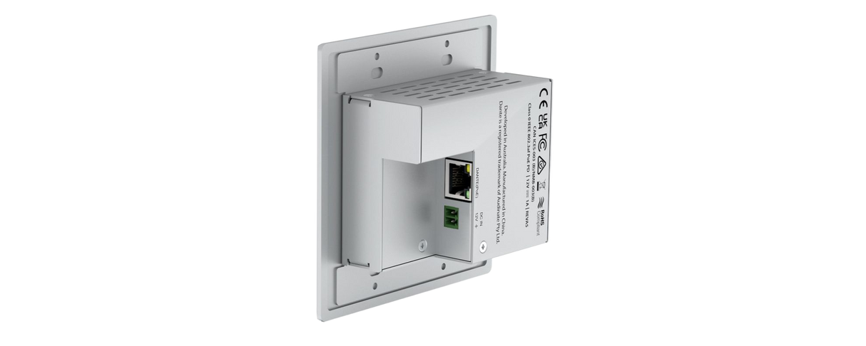 DA22XLR-WP-US-V2 Line / MIC 2+2 XLR Dante® Audio Wall Plate